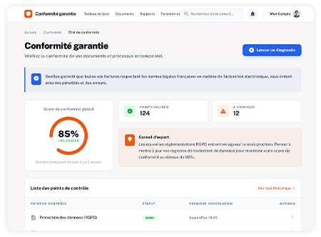 Conformité garantie